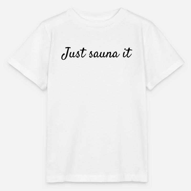 Einfach in die Sauna - Stanley/Stella Kinder T-Shirt MINI CREATOR  - Weiß