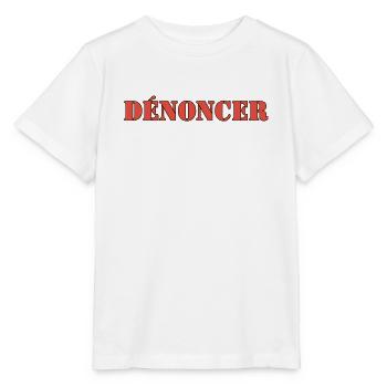 DÉNONCER - T-shirt bio MINI CREATOR Stanley/Stella Enfant - blanc - Devant - Maike (125cm)