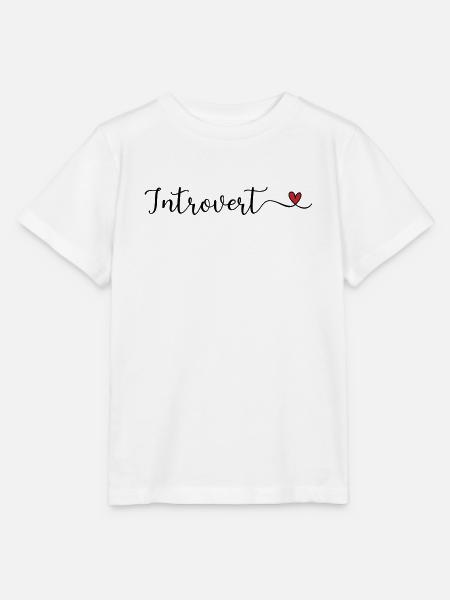 introvertiert - Stanley/Stella Kinder T-Shirt MINI CREATOR  - Weiß