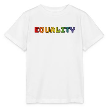Regenbogen equality 1 - Stanley/Stella Kinder T-Shirt MINI CREATOR  - Weiß - Vorne - Maike (125cm)