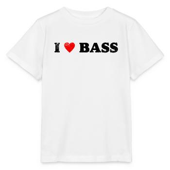 J’aime la basse - T-shirt bio MINI CREATOR Stanley/Stella Enfant - blanc - Devant - Maike (125cm)