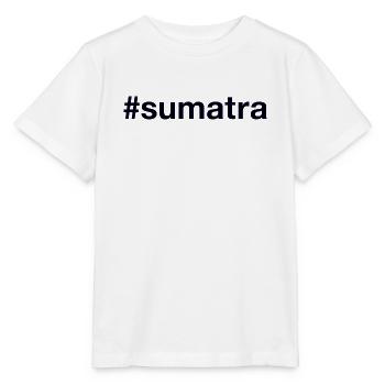 Sumatra Hashtag - T-shirt bio MINI CREATOR Stanley/Stella Enfant - blanc - Devant - Maike (125cm)