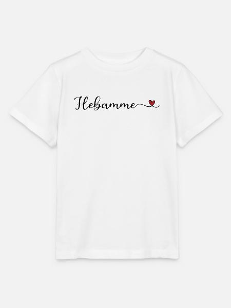 Hebamme mit Herz - Stanley/Stella Kinder T-Shirt MINI CREATOR - Weiß