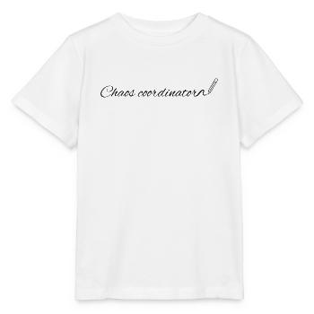 T-shirt de l’école des professeurs drôles du Coordinateur du Chaos - T-shirt bio MINI CREATOR Stanley/Stella Enfant - blanc - Devant - Maike (125cm)