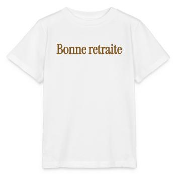 RUHESTAND. RUHESTAND. PENSIONIERT. RUHESTAND - Stanley/Stella Kinder T-Shirt MINI CREATOR  - Weiß - Vorne - Maike (125cm)
