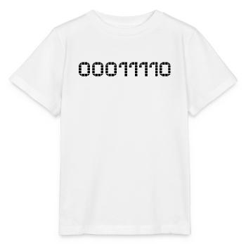 Binäre Schreibweise - 30 - Stanley/Stella Kinder T-Shirt MINI CREATOR  - Weiß - Vorne - Maike (125cm)