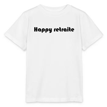 RETRAITE. RETRAITE. RETRAITEE. RETRAITE. - T-shirt bio MINI CREATOR Stanley/Stella Enfant - blanc - Devant - Maike (125cm)