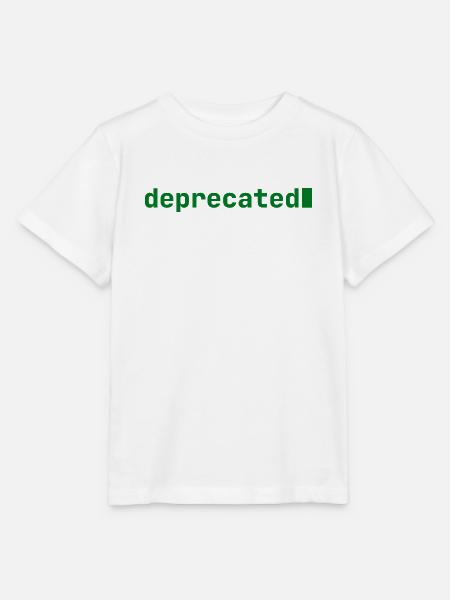 Feeling Deprecated | Developer mood | dark - Stanley/Stella Kinder T-Shirt MINI CREATOR - Weiß
