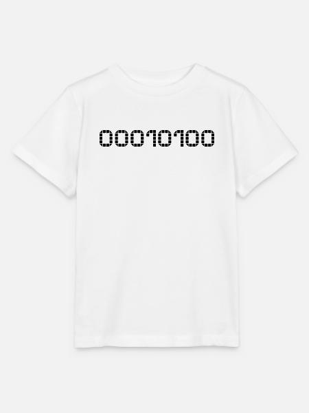 Binäre Schreibweise - 20 - Stanley/Stella Kinder T-Shirt MINI CREATOR - Weiß
