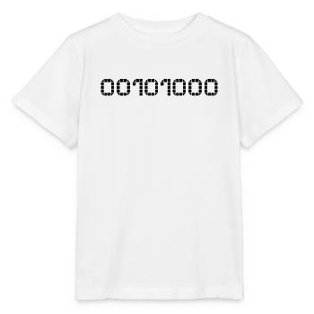 Binäre Schreibweise - 40 - Stanley/Stella Kinder T-Shirt MINI CREATOR  - Weiß - Vorne - Maike (125cm)