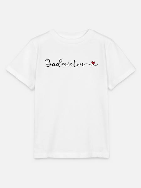 Badminton - Stanley/Stella Kinder T-Shirt MINI CREATOR  - Weiß