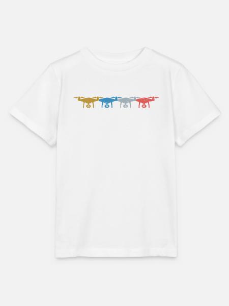 Herzschlag Drohne Drohnen - Stanley/Stella Kinder T-Shirt MINI CREATOR - Weiß