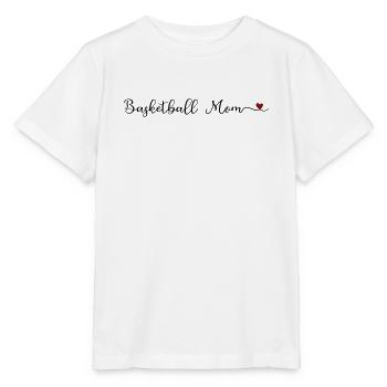 maman basketteuse - T-shirt bio MINI CREATOR Stanley/Stella Enfant - blanc - Devant - Maike (125cm)