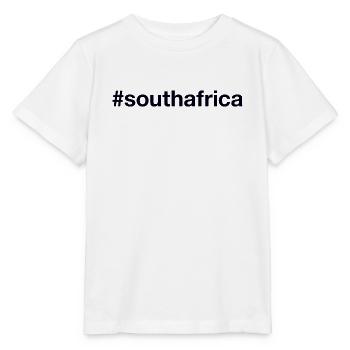 AFRIQUE DU SUD Hashtag Südafrika - T-shirt bio MINI CREATOR Stanley/Stella Enfant - blanc - Devant - Maike (125cm)