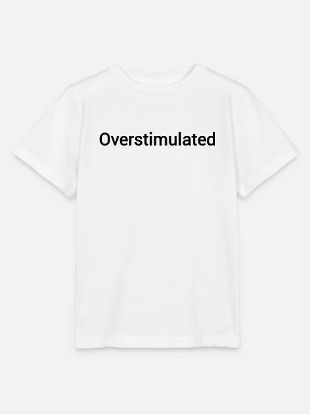 Überstimuliert - Stanley/Stella Kinder T-Shirt MINI CREATOR - Weiß
