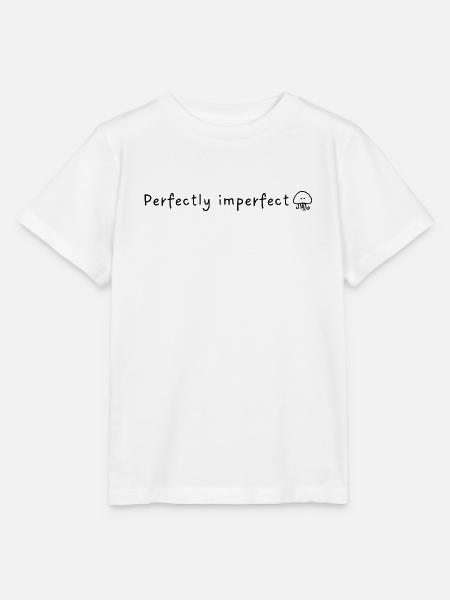 perfectly imperfect - perfekt unperfekt - Stanley/Stella Kinder T-Shirt MINI CREATOR  - Weiß