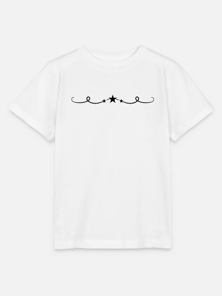 Stern Ornament Linie - Stanley/Stella Kinder T-Shirt MINI CREATOR - Weiß