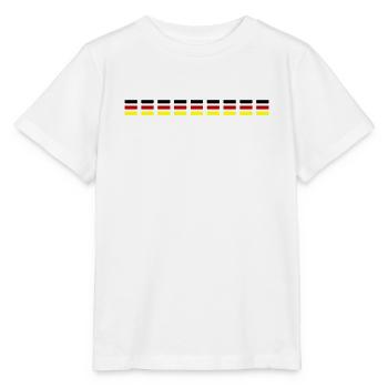 Deutschland Fahne - Stanley/Stella Kinder T-Shirt MINI CREATOR  - Weiß - Vorne - Maike (125cm)