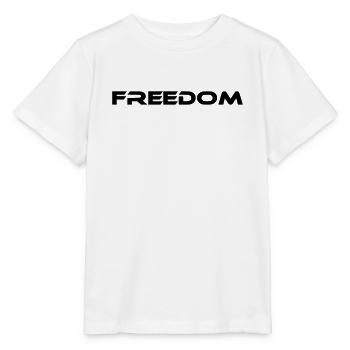 freedom lettering - Stanley/Stella MINI CREATOR Kids’ T-Shirt - white - Front - Maike (125cm)