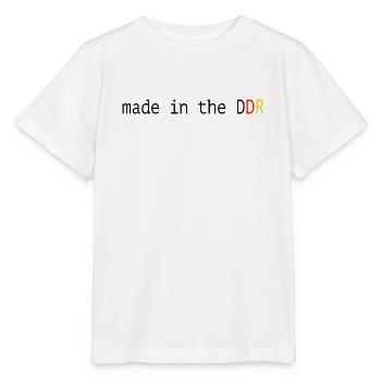 GDR Funny Saying Made in the GDR - Stanley/Stella MINI CREATOR Kids’ T-Shirt - white - Front - Maike (125cm)