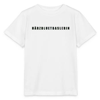 Härzbluetbaslerin Kanton Basel - Stanley/Stella Kinder T-Shirt MINI CREATOR  - Weiß - Vorne - Maike (125cm)