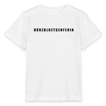 Härzbluetgenferin Kanton Genf - Stanley/Stella Kinder T-Shirt MINI CREATOR  - Weiß - Vorne - Maike (125cm)