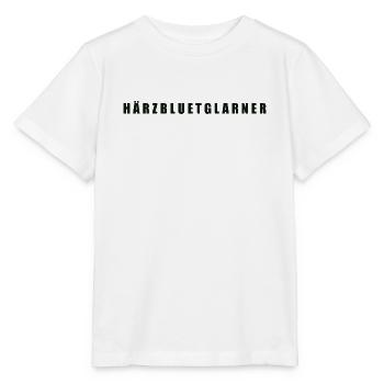 Härzbluetglarner Kanton Glarus - Stanley/Stella Kinder T-Shirt MINI CREATOR  - Weiß - Vorne - Maike (125cm)