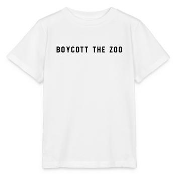BOYCOTT THE ZOO - Stanley/Stella MINI CREATOR Kids’ T-Shirt - white - Front - Maike (125cm)