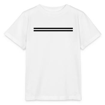 Linie Symbol Strich - Stanley/Stella Kinder T-Shirt MINI CREATOR  - Weiß - Vorne - Maike (125cm)