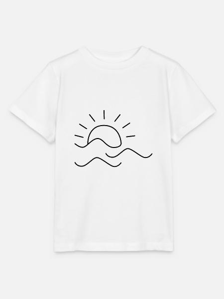 Sonne - Stanley/Stella Kinder T-Shirt MINI CREATOR - Weiß