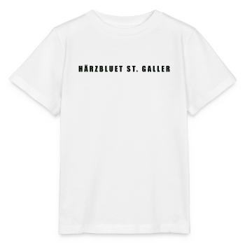 Härzbluet St. Galler St. Gallen - T-shirt bio MINI CREATOR Stanley/Stella Enfant - blanc - Devant - Maike (125cm)