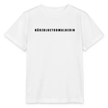 Härzbluetobwalderin Kanton Obwalden - Stanley/Stella Kinder T-Shirt MINI CREATOR  - Weiß - Vorne - Maike (125cm)