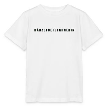 Härzbluetglarnerin, Canton of Glarus, Switzerland - Stanley/Stella MINI CREATOR Kids’ T-Shirt - white - Front - Maike (125cm)