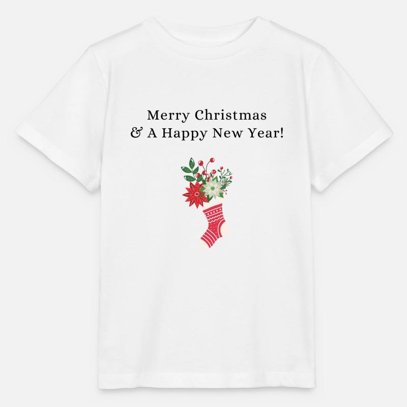Joyeux Noël - T-shirt bio MINI CREATOR Stanley/Stella Enfant - blanc