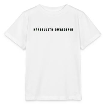 Härzbluetnidwalderin Kanton Nidwalden - Stanley/Stella Kinder T-Shirt MINI CREATOR  - Weiß - Vorne - Maike (125cm)