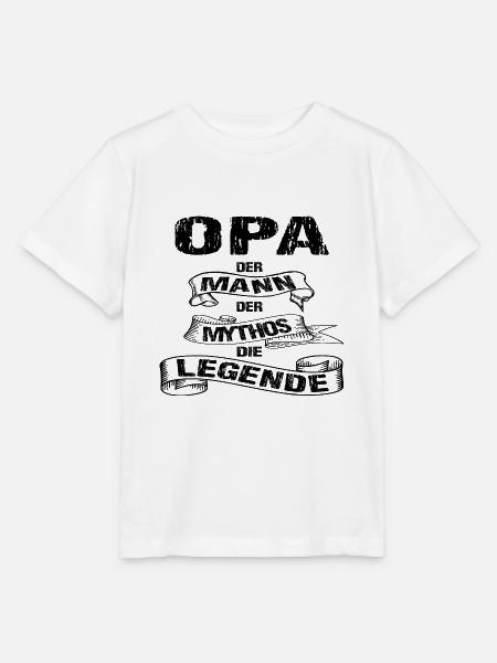 Opa - Stanley/Stella Kinder T-Shirt MINI CREATOR  - Weiß