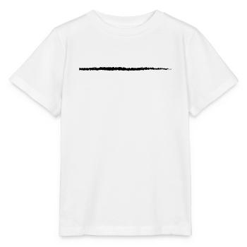 Stroke Art Brushstroke Underscore Crack Line - Stanley/Stella MINI CREATOR Kids’ T-Shirt - white - Front - Maike (125cm)