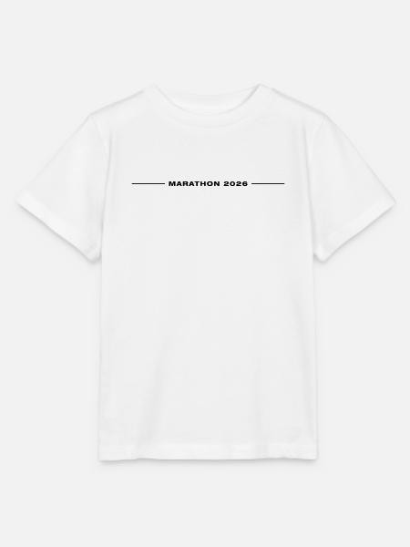 Marathon 2026 Linie - Stanley/Stella Kinder T-Shirt MINI CREATOR  - Weiß