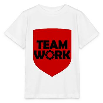The team work - Stanley/Stella MINI CREATOR Kids’ T-Shirt - white - Front - Maike (125cm)