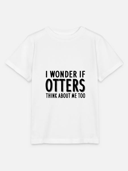 Otter Spruch Fan Männer Frauen Liebhaber Love - Stanley/Stella Kinder T-Shirt MINI CREATOR  - Weiß