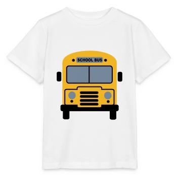 Schulbus - Stanley/Stella Kinder T-Shirt MINI CREATOR  - Weiß - Vorne - Maike (125cm)