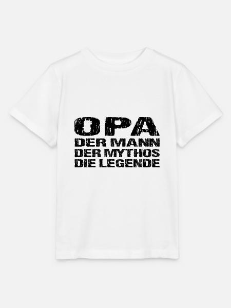 Opa - Stanley/Stella Kinder T-Shirt MINI CREATOR - Weiß