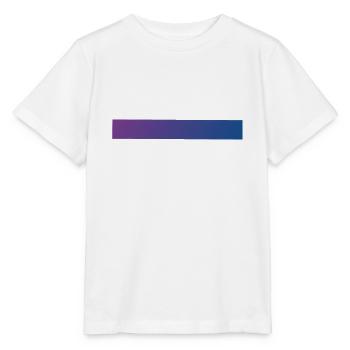 Gradient Purple & Blue - Stanley/Stella MINI CREATOR Kids’ T-Shirt - white - Front - Maike (125cm)