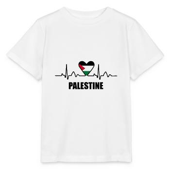 Palestine - T-shirt bio MINI CREATOR Stanley/Stella Enfant - blanc - Devant - Maike (125cm)