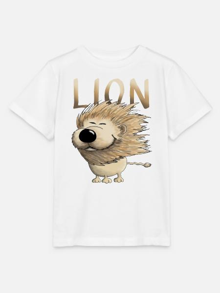Sternzeichen Löwe Comic - Stanley/Stella Kinder T-Shirt MINI CREATOR - Weiß