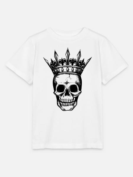 Schädelkrone - Stanley/Stella Kinder T-Shirt MINI CREATOR  - Weiß