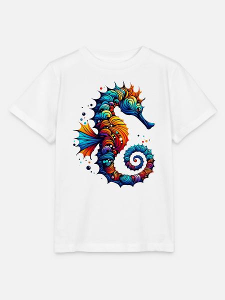 Seepferdchen - Stanley/Stella Kinder T-Shirt MINI CREATOR - Weiß