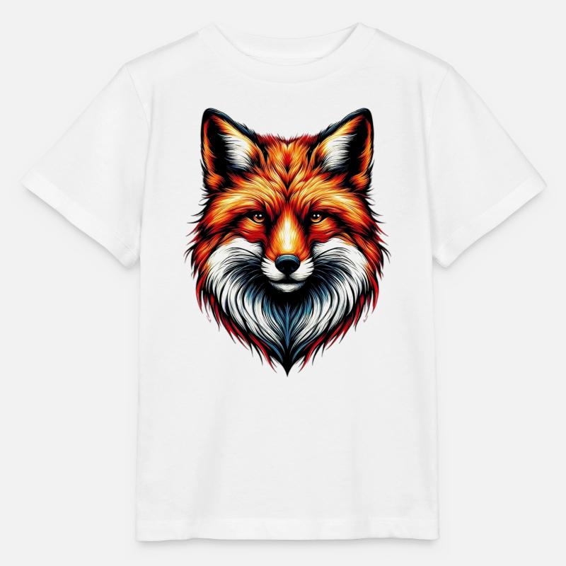 Renard - T-shirt bio MINI CREATOR Stanley/Stella Enfant - blanc