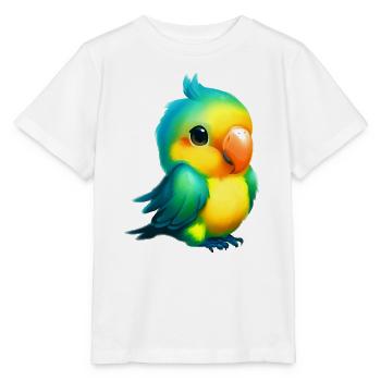 Parrot - Stanley/Stella MINI CREATOR Kids’ T-Shirt - white - Front - Maike (125cm)
