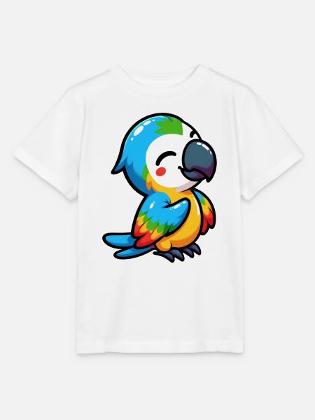 Papagei - Stanley/Stella Kinder T-Shirt MINI CREATOR  - Weiß